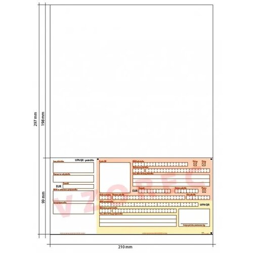  Obrazec UPN QR A4 posebni spodaj 1/1 Cene