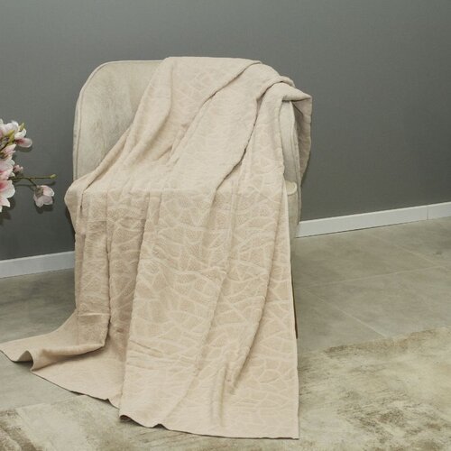 Dekordom frotir prekrivač stone 145x200 - beige Cene