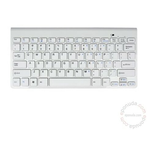 Gembird Bluetooth KB-BT-001-W tastatura Slike