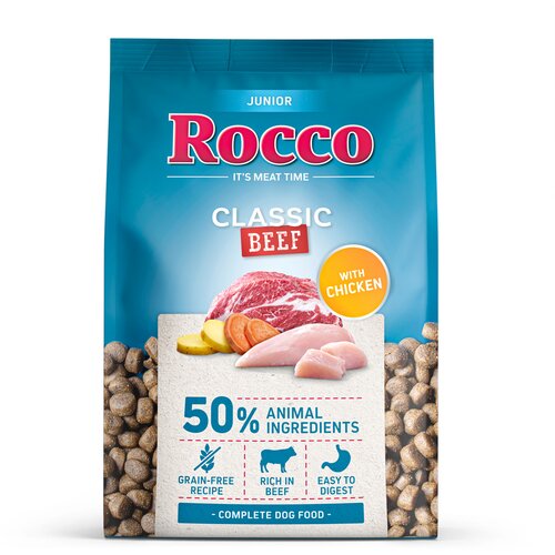 Rocco Junior Classic govedina s piletinom - 1 kg Slike