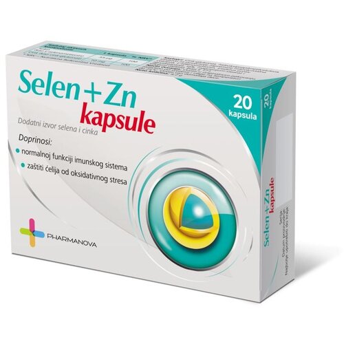 PHARMANOVA CO-PHN selen+zink 20 kapsula Cene