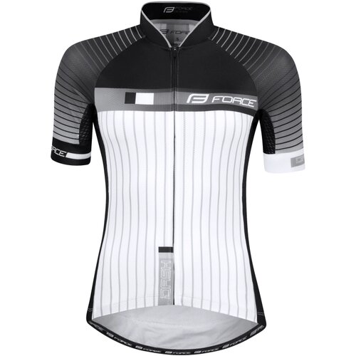 FORCE TEXTIL Dres FORCE DASH kratki rukav, crna-bela XS Cene