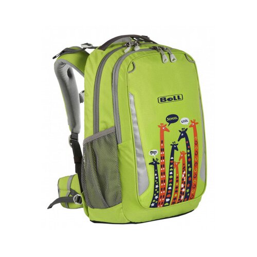 BOLL &amp;scaron;olski nahrbtnik school mate 20 l giraffe - lime Slike