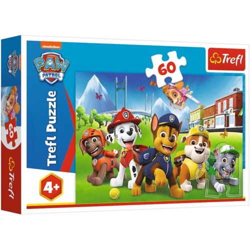 Puzzle 60 pcs Paw Patrol In The Glade Trefl 17375 Slike