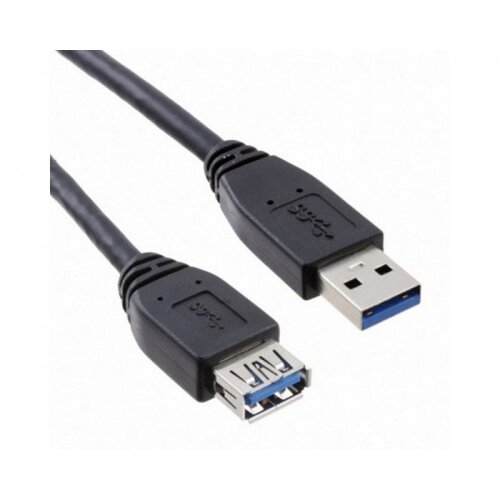 E-green kabl usb 3.0 a - usb a mf (produžni) 1.8m crni Slike