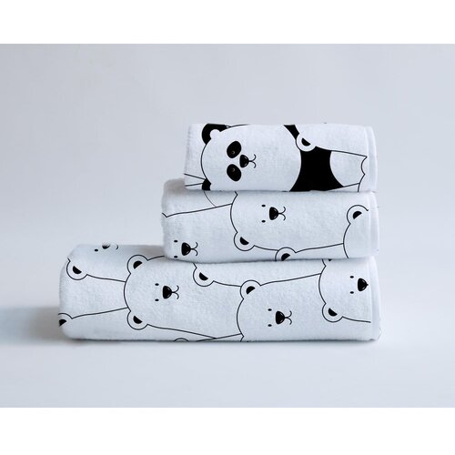 Madre Selva Komplet 3 brisač Little Nice Things Find The Panda Cene