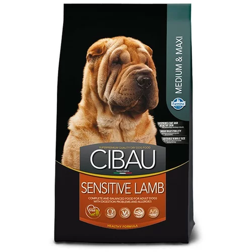 Semenarna Ljubljana cibau sensitive lamb medium / maxi 12 kg briketi za pse