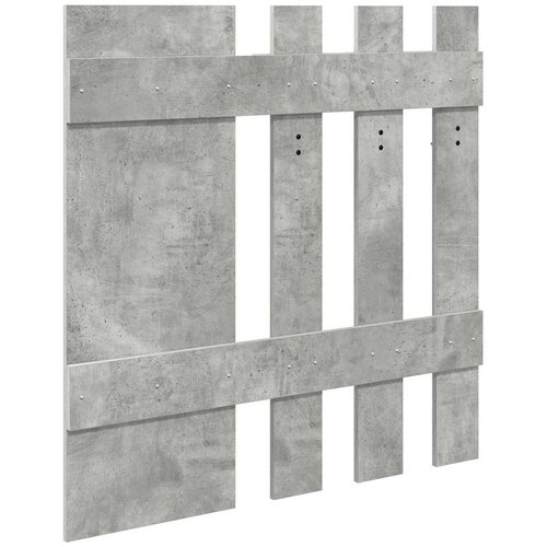  Vje&amp;scaron;alica za kapute na zidu Betonski sivi 100 x 10 x 100 cm Slike