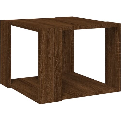 Maison Chic Stolić za kavu boja smeđeg hrasta 40x40x30 cm konstruirano drvo Cijene
