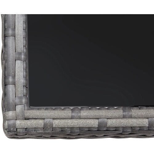  Vrtni stol sivi 80 x 80 x 74 cm od poliratana Slike
