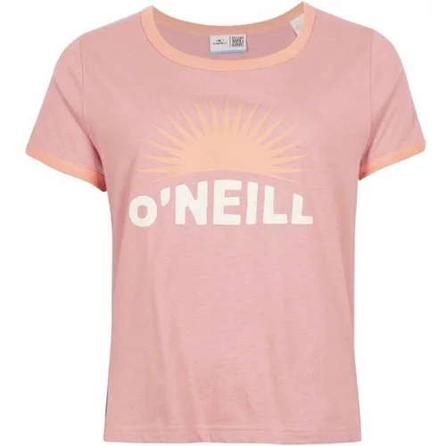 O'neill MARRI RINGER T-SHIRT Ženska majica, ružičasta, veličina