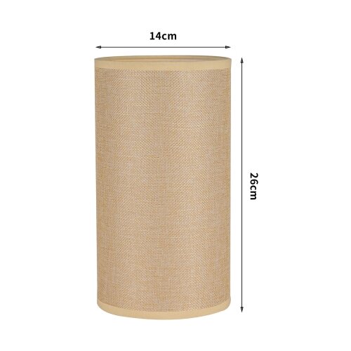 Brilagi abažur za stonu lampu tablon E27, prečnik 14 cm, bež Slike