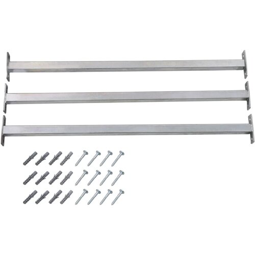 VidaXL Nastavljivi varnostni okenski drogovi 3 kosi 710-1200 mm Slike