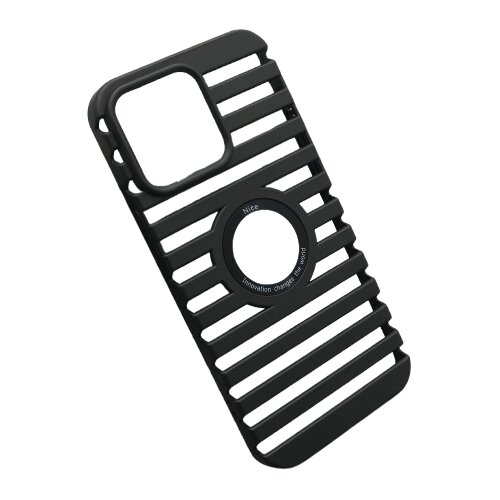  Futrola LINES LOGO CUT za mobilni telefon iPhone 15 Pro Max (6.7), Crna Cene