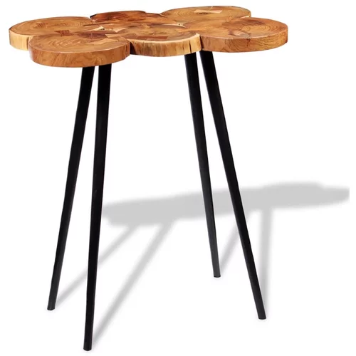vidaXL Barska mizica iz debla masiven akacijev les 90x60x110 cm, (20625452)