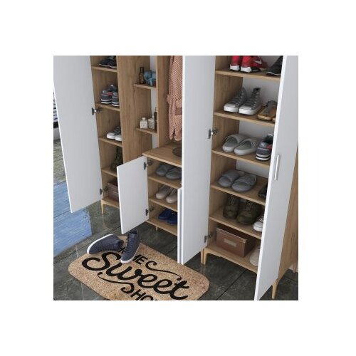 Woody Fashion Set za hodnik EA131-2801, 180x37,5x198,6 cm, Bijela Slike