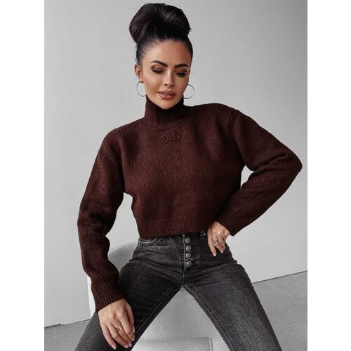OLAVOGA Brown turtleneck LEILA 2023 Cene