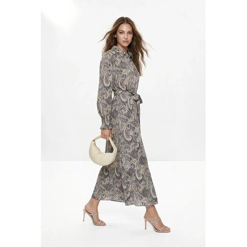 Trendyol Modest Ženska haljina Tctss26Eb00160, Plava Cene