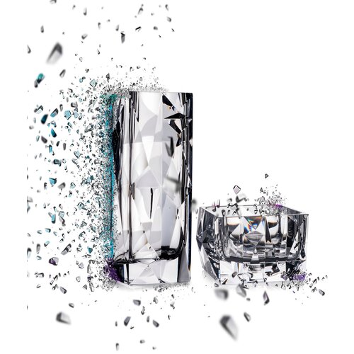 Roga&amp;scaron;ka VAZA 26 CM &amp;ndash; CRYSTALLIZATION &amp;ndash; KOS Slike