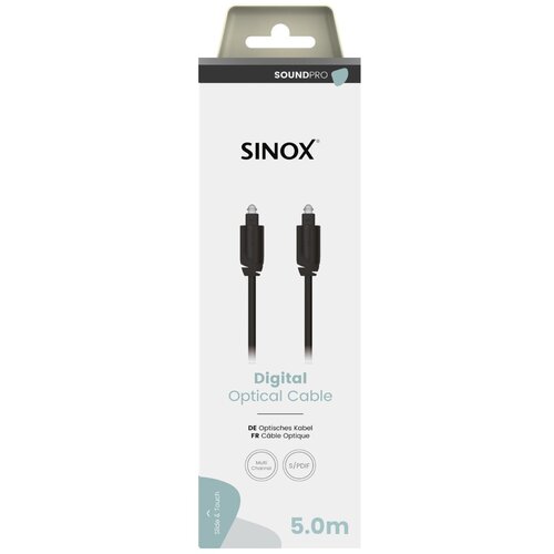 SINOX optični avdio kabel SXA05005 5 m toslink m - toslink m Slike