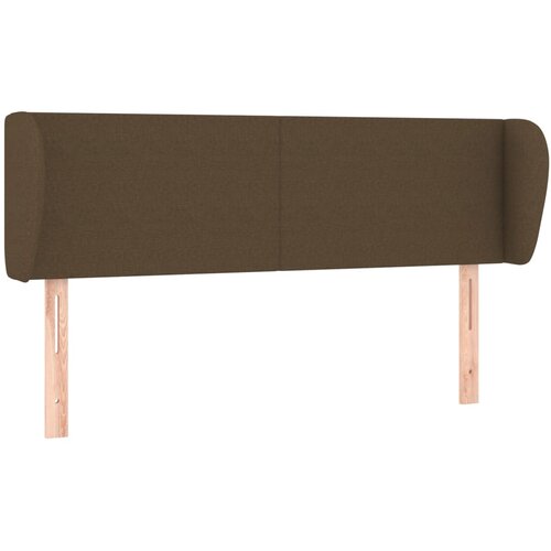 Maison Chic vzglavna omarica - nočna omarica - posteljna omarica z ušesi temno rjavo 147x23x78/88 cm blago, (21713058) Cene