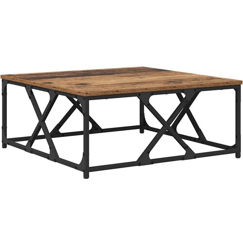  Kava Stol Staro drvo 70 x 70 x 30 cm Konstruirano drvo Slike
