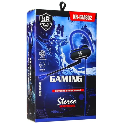  KR Gaming 802 Earphones blue