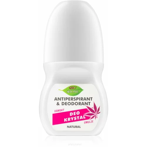 Bione Cosmetics Cannabis antiperspirant roll-on s mirisom ruže 80 ml