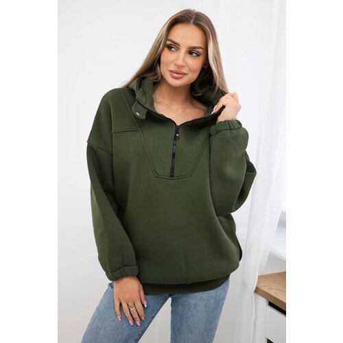 Kesi Khaki hoodie Cene
