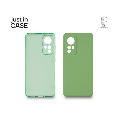 Just in case 2u1 extra case mix paket zeleni za Xiaomi 12 ( MIX313GN ) Cene