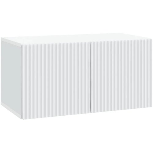  TV ormar za zid Bijela 59 5 x 31 x 30 cm Konstruirano drvo - Bijela 59 5 x 31 x 30 cm Slike