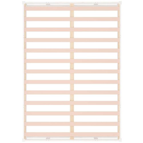  Okvir za krevet bijeli 140 x 200 cm od masivnog drva Slike
