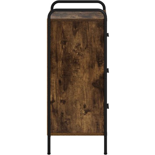  Kreveta Dimljeni hrast 97 x 33 x 81 cm Konstruirano drvo Slike