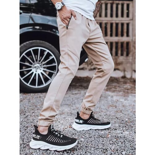 DStreet Spodnie męskie tyou jogger beżowe Slike