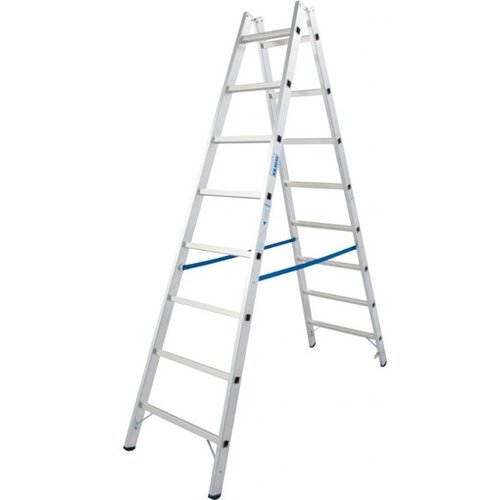 Krause-werk dvodelna večnamenska lestev Stabilo 2x8 stopnic 124920 Slike