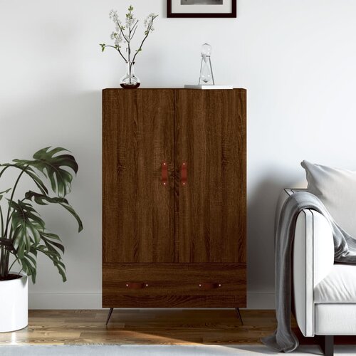 vidaXL Visoka komoda smeđa boja hrasta 69 5x31x115cm konstruirano drvo Cijene