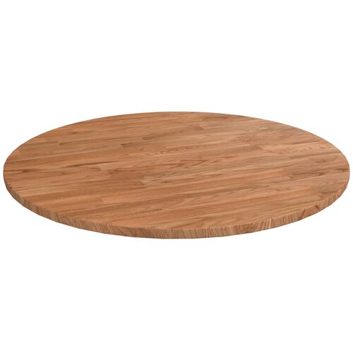 VidaXL Okrugla stolna ploča smeđa &amp;Oslash;50x1 5 cm tretirana hrastovina Slike