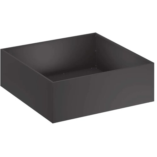 Vrtna saksija 2 kom. Crna 40 x 40 x 20 cm Čelična vrata - Crna 40 x 40 x 20 cm 2 Slike
