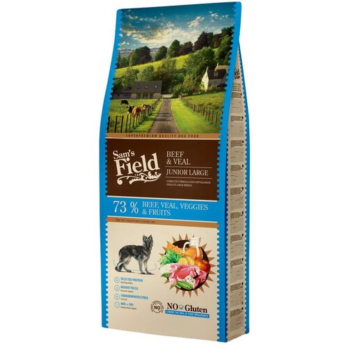 Sam&amp;#039;s Field All Size Junior suva hrana za &amp;scaron;tence, govedina i teletina 13 kg Slike