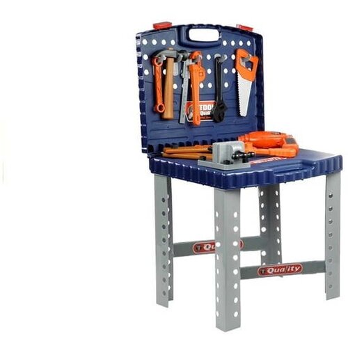 Lean_Toys LEAN TOYS set baterijskega orodja za otroke s kovckom + vrta Slike