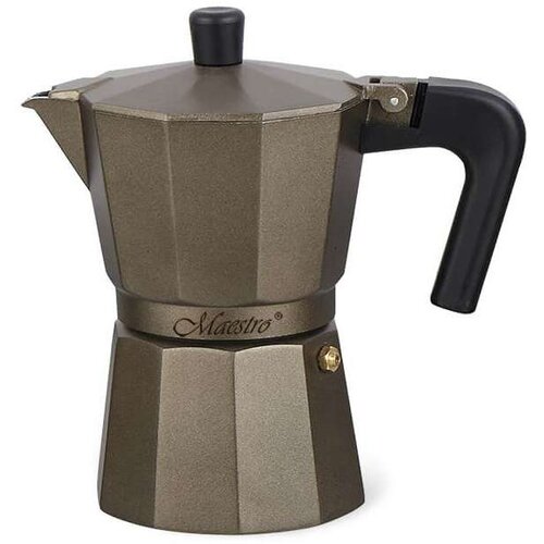 Maestro Talijanska Moka za Kavu Feel Maestro MR-1666-6-BROWN Crna Bronza Aluminij 300 ml 6 Šalice Cijene