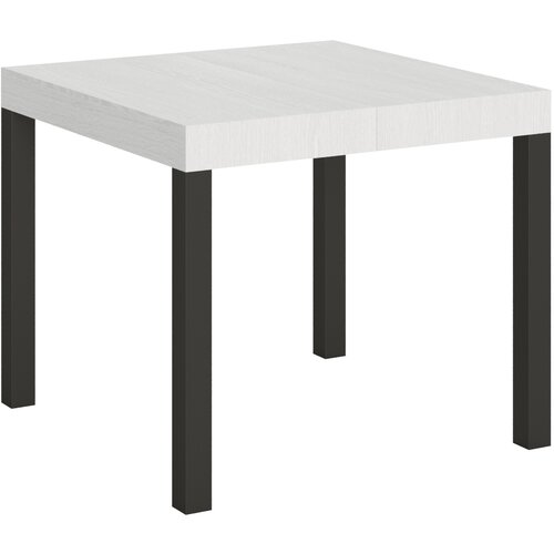 Itamoby   Everyday (90x90/246 cm) - bela, barva nog: antracit - raztegljiva jedilna miza, (20842947) Cene
