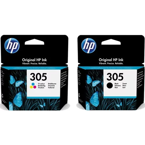  kartuša HP 305 črna/black + HP 305 barvna/color komplet - original