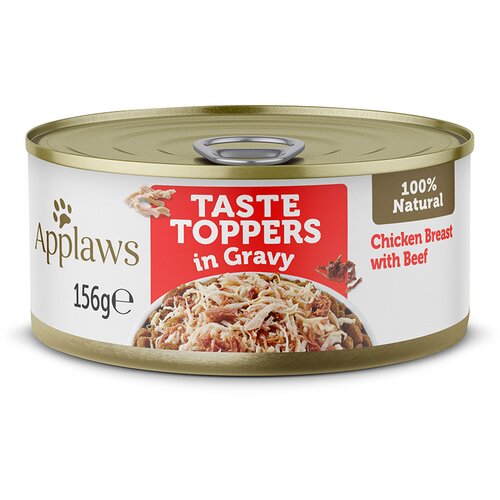 Applaws Taste Toppers v omaki 6 x 156 g - Piščanec z govedino Cene