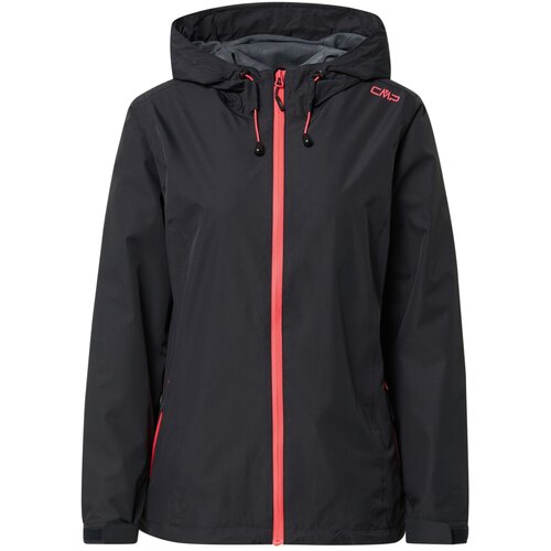 CMP &amp;Scaron;portna jakna &amp;#039;WOMAN RAIN FIX HOOD JACKET&amp;#039; antracit / svetlo roza Slike