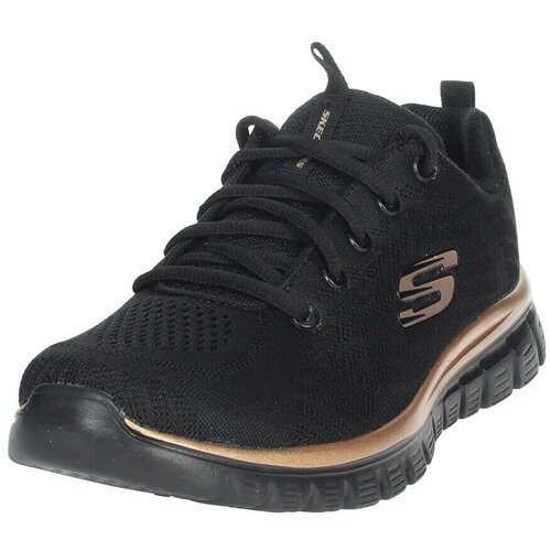 Skechers ženske Modne superge 12615 BKRG Mujer Negro Črna Slike
