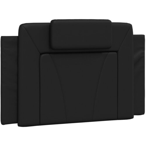 VidaXL Jastuk za uzglavlje crni 80 cm od umjetne kože Slike