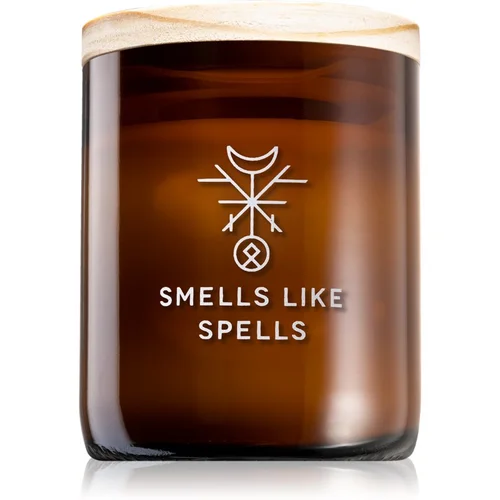 Smells Like Spells Norse Magic Kvasir dišeča sveča z lesenim stenjem (harmony/wisdom) 200 g