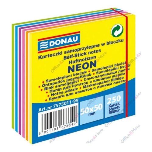 Blok POST LISTIĆI 50X50 KOCKA MINI NEON 250 LIST. Slike