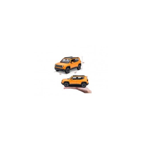Rappelkist auto maisto 1:24 jeep renegade oranž 072201 Slike